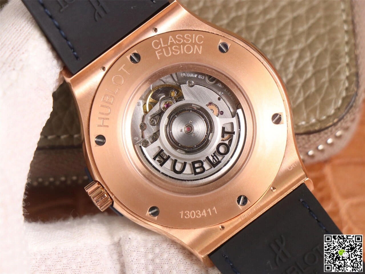 Hublot Classic Fusion 511.OX.7180.LR WWF Factory 1:1 Best Edition Replica Watch Blue Dial